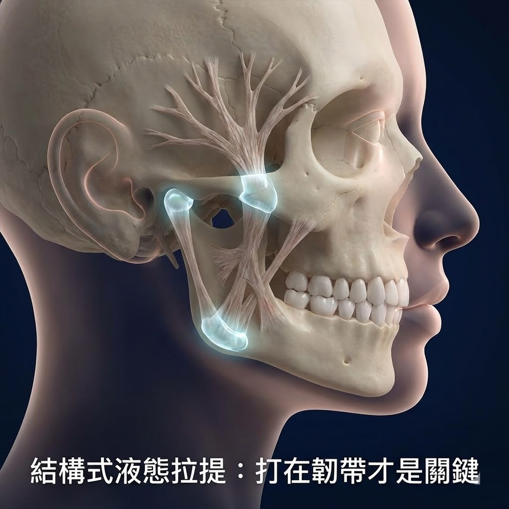 韌帶拉提原理示意